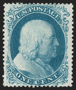 Sale 1227, Lot 2235, 1c 1857-60 Issue (Scott 18-24)