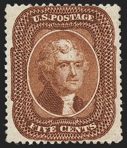 Sale 1227, Lot 2254, 3c-10c 1857-60 Issue (Scott 25-35)