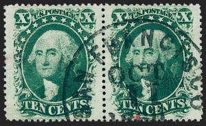 Sale 1227, Lot 2270, 3c-10c 1857-60 Issue (Scott 25-35)