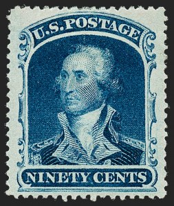 Sale 1227, Lot 2280, 12c-90c 1857-60 Issue (Scott 36-39)