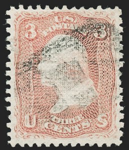 Sale 1227, Lot 2351, 1867-68 Grilled Issue, A, C, D, Z Grills (Scott 79-85E)