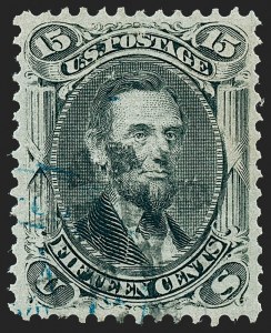 Sale 1227, Lot 2389, 1867-68 Grilled Issue, E, F Grills (Scott 86-101)