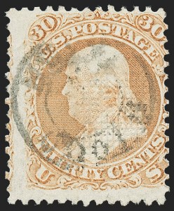 Sale 1227, Lot 2393, 1867-68 Grilled Issue, E, F Grills (Scott 86-101)