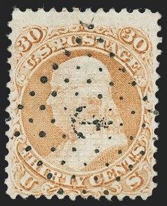 Sale 1227, Lot 2394, 1867-68 Grilled Issue, E, F Grills (Scott 86-101)