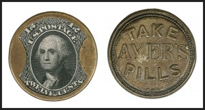 Sale 1227, Lot 2424, Drs. Joanne and Edward Dauer Collection of Encased Postage (EP1/EP58A)