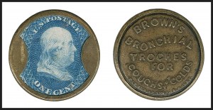 Sale 1227, Lot 2435, Drs. Joanne and Edward Dauer Collection of Encased Postage (EP1/EP58A)