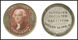 Sale 1227, Lot 2443, Drs. Joanne and Edward Dauer Collection of Encased Postage (EP1/EP58A)