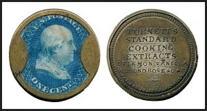 Sale 1227, Lot 2446, Drs. Joanne and Edward Dauer Collection of Encased Postage (EP1/EP58A)