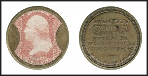 Sale 1227, Lot 2447, Drs. Joanne and Edward Dauer Collection of Encased Postage (EP1/EP58A)