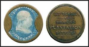 Sale 1227, Lot 2455, Drs. Joanne and Edward Dauer Collection of Encased Postage (EP68/EP179)