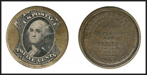 Sale 1227, Lot 2459, Drs. Joanne and Edward Dauer Collection of Encased Postage (EP68/EP179)