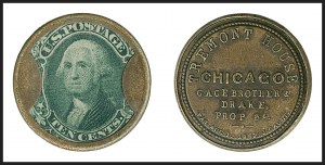 Sale 1227, Lot 2461, Drs. Joanne and Edward Dauer Collection of Encased Postage (EP68/EP179)