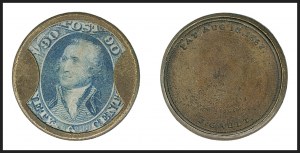 Sale 1227, Lot 2466, Drs. Joanne and Edward Dauer Collection of Encased Postage (EP68/EP179)