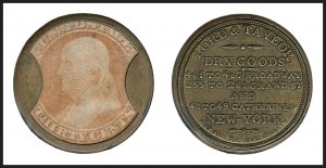 Sale 1227, Lot 2472, Drs. Joanne and Edward Dauer Collection of Encased Postage (EP68/EP179)