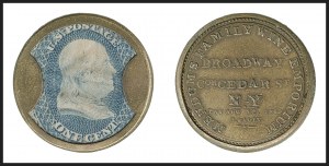 Sale 1227, Lot 2474, Drs. Joanne and Edward Dauer Collection of Encased Postage (EP68/EP179)