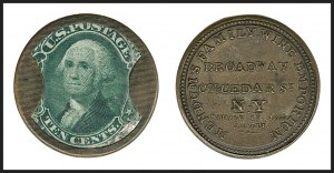 Sale 1227, Lot 2476, Drs. Joanne and Edward Dauer Collection of Encased Postage (EP68/EP179)