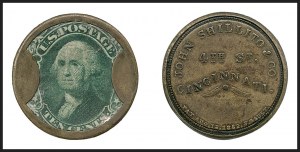 Sale 1227, Lot 2485, Drs. Joanne and Edward Dauer Collection of Encased Postage (EP68/EP179)