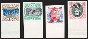 Sale 1227, Lot 2658, 1869 Pictorial Issue Inverts (Proofs, Scott 119b, 120b, 121b)