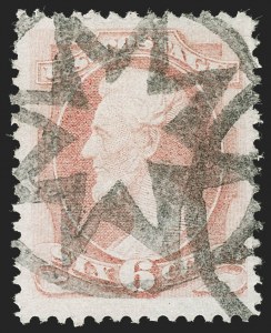 Sale 1227, Lot 2730, Fancy Cancels on the 1869 Pictorial Issue and 1870-88 Bank Notes Issues