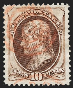 Sale 1227, Lot 2748, 1870-71 National Bank Note Co. Grilled Issue (Scott 134-144)