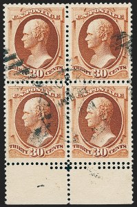Sale 1227, Lot 2864, 1881-87 American Bank Note Co. Issues (Scott 205-218)