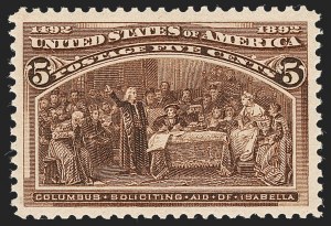 Sale 1227, Lot 2892, 1c- 50c 1893 Columbian Issue (Scott 230-240)