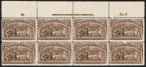 Sale 1227, Lot 2896, 1c- 50c 1893 Columbian Issue (Scott 230-240)