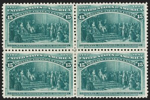 Sale 1227, Lot 2909, 1c- 50c 1893 Columbian Issue (Scott 230-240)