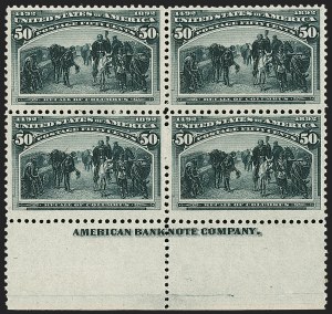 Sale 1227, Lot 2916, 1c- 50c 1893 Columbian Issue (Scott 230-240)