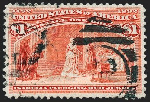 Sale 1227, Lot 2926, $1.00-$5.00 1893 Columbian Issue (Scott 241-245)