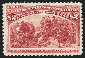 Sale 1227, Lot 2928, $1.00-$5.00 1893 Columbian Issue (Scott 241-245)