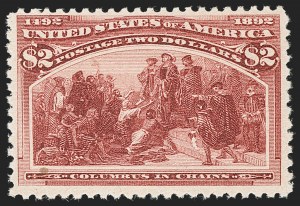 Sale 1227, Lot 2930, $1.00-$5.00 1893 Columbian Issue (Scott 241-245)