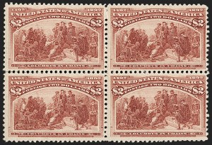 Sale 1227, Lot 2931, $1.00-$5.00 1893 Columbian Issue (Scott 241-245)