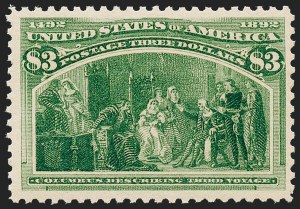 Sale 1227, Lot 2932, $1.00-$5.00 1893 Columbian Issue (Scott 241-245)