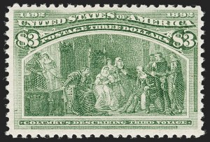 Sale 1227, Lot 2933, $1.00-$5.00 1893 Columbian Issue (Scott 241-245)