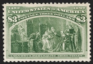 Sale 1227, Lot 2938, $1.00-$5.00 1893 Columbian Issue (Scott 241-245)