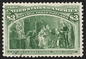 Sale 1227, Lot 2941, $1.00-$5.00 1893 Columbian Issue (Scott 241-245)