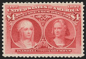 Sale 1227, Lot 2944, $1.00-$5.00 1893 Columbian Issue (Scott 241-245)