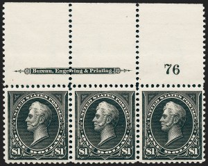 Sale 1227, Lot 2981, 1895 Watermarked and 1897-1903 Change of Colors Bureau Issues (Scott 264-284)