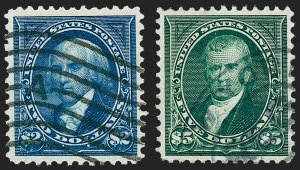 Sale 1227, Lot 2993, 1895 Watermarked and 1897-1903 Change of Colors Bureau Issues (Scott 264-284)