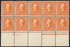 Sale 1227, Lot 3041, The Dr. Bernard S. Yudowitz Collection of Plate Blocks (Scott 11A-229)