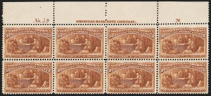 Sale 1227, Lot 3048, The Dr. Bernard S. Yudowitz Collection of Plate Blocks (Scott 230-299)