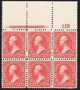 Sale 1227, Lot 3053, The Dr. Bernard S. Yudowitz Collection of Plate Blocks (Scott 230-299)
