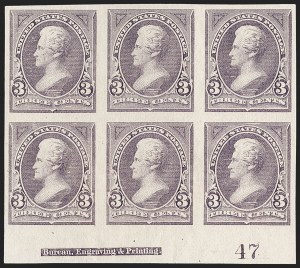 Sale 1227, Lot 3056, The Dr. Bernard S. Yudowitz Collection of Plate Blocks (Scott 230-299)