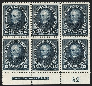 Sale 1227, Lot 3060, The Dr. Bernard S. Yudowitz Collection of Plate Blocks (Scott 230-299)