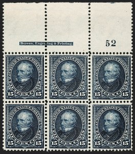 Sale 1227, Lot 3067, The Dr. Bernard S. Yudowitz Collection of Plate Blocks (Scott 230-299)