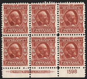 Sale 1227, Lot 3084, The Dr. Bernard S. Yudowitz Collection of Plate Blocks (Scott 300-423)