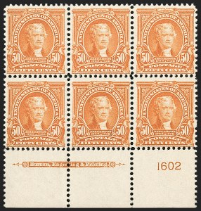 Sale 1227, Lot 3088, The Dr. Bernard S. Yudowitz Collection of Plate Blocks (Scott 300-423)