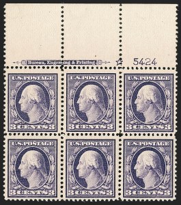 Sale 1227, Lot 3101, The Dr. Bernard S. Yudowitz Collection of Plate Blocks (Scott 300-423)