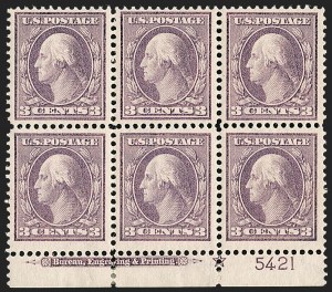 Sale 1227, Lot 3102, The Dr. Bernard S. Yudowitz Collection of Plate Blocks (Scott 300-423)